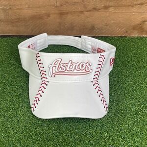 New Era Astros Visor Baseball Stitch Houston Texas MLB Cap One Size‎